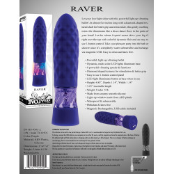 Evolved Mini Vibro Raver 12cm Violet